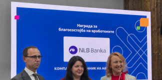 НЛБ Банка добитник на националната Награда за благосостојба на вработените во рамките на проектот „Предводници на одржливиот развој”